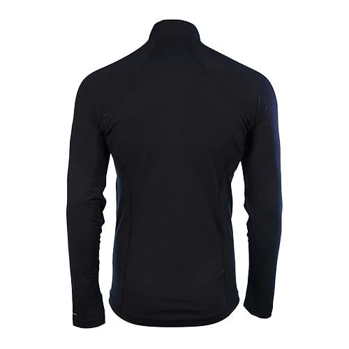 컬럼비아 Columbia Men's Midweight Half Zip Omni Heat Top Black Shirt