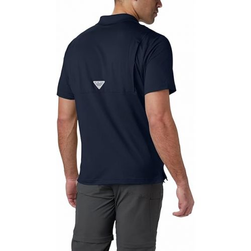 컬럼비아 Columbia Men's Skiff Cast Polo, Collegiate Navy, Medium