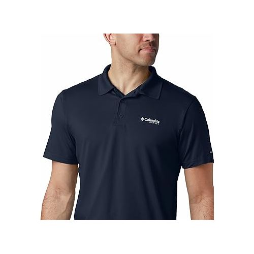 컬럼비아 Columbia Men's Skiff Cast Polo, Collegiate Navy, Medium