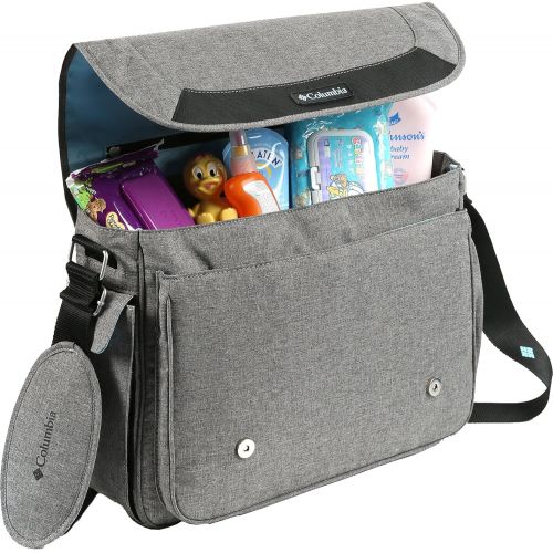 컬럼비아 [아마존베스트]Columbia Departure Point Messenger Diaper Bag, Grey