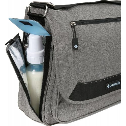 컬럼비아 [아마존베스트]Columbia Departure Point Messenger Diaper Bag, Grey