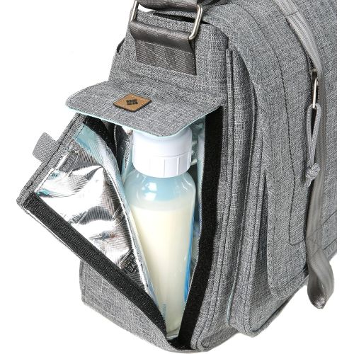 컬럼비아 [아마존베스트]Columbia Vista Hills Messenger Diaper Bag, Grey