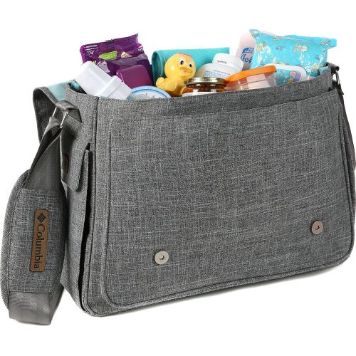 컬럼비아 [아마존베스트]Columbia Vista Hills Messenger Diaper Bag, Grey