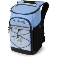 Columbia PFG Roll Caster 30 Can Insulated Backpack Cooler, White Cap