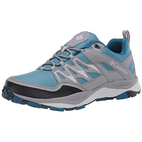 컬럼비아 Columbia Womens Wayfinder Outdry Hiking Shoe, Waterproof & Breathable, Graphite, Fairytale, 6.5 Regular US