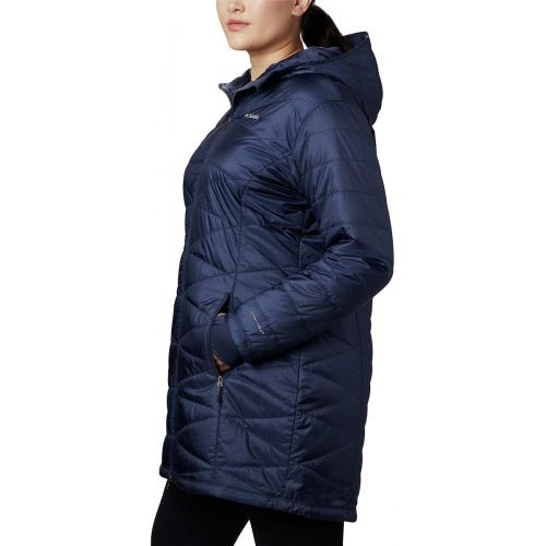 컬럼비아 Columbia Womens Mighty Lite Hooded Jacket, Red Camellia, X-Large