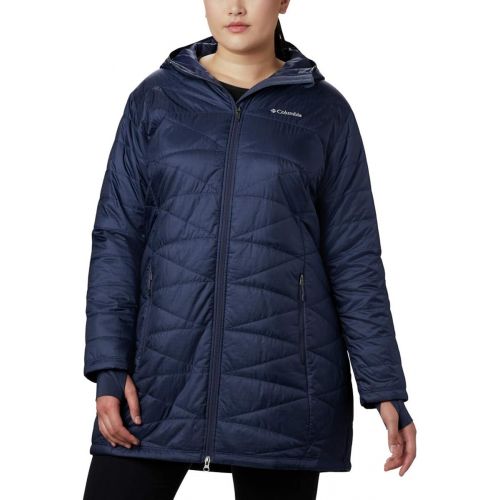 컬럼비아 Columbia Womens Mighty Lite Hooded Jacket, Red Camellia, X-Large