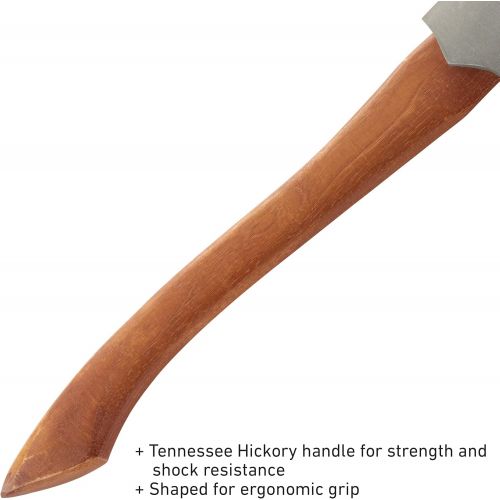 컬럼비아 [아마존베스트]Columbia River Knife & Tool CRKT Birler Compact Axe: Forged by War, Outdoor Camping or Pack Axe, High Carbon Steel, Tennessee Hickory Handle 2745