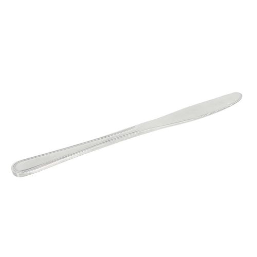  Com-four COM-FOUR 12x Menuemesser aus Edelstahl, Tafelbesteck mit Wellenschliff, 22,7 cm (12 Stueck - Menuemesser)