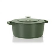 Combekk Railway Green Enameled Cast Iron 6.3 Quart Dutch Oven