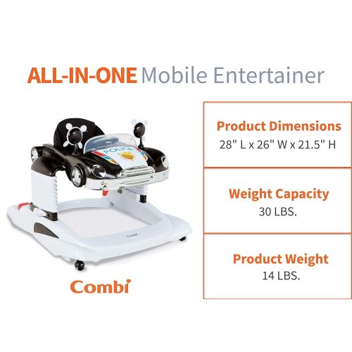 콤비 Combi Baby Activity Walker  All-in-One Mobile Activity Center, Entertainer, and Snack Tray