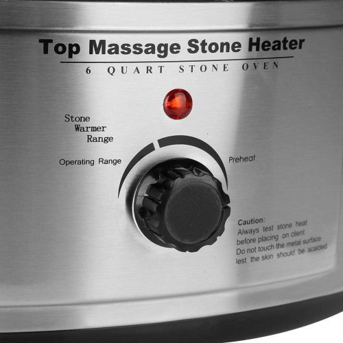  Comdy Doppelschichtpfanne 6 Quart Spa Massage Steinheizung, automatische Abschaltfunktion Steinheizung, fuer Home Spa