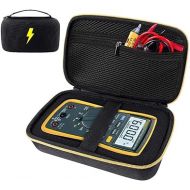 Case Compatible for Fluke 117/115/ 116/ 87V/ 88V/ 101, Also Fit Crenova MS8233D/ for AstroAI TRMS 6000 Counts Digital Multimeter, Protective Travel Storage Bag with DIY Foam (Box Only)