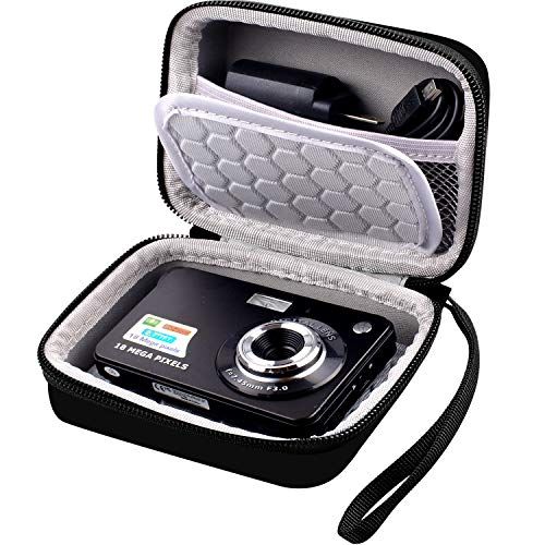  Comecase Carrying & Protective Case for Digital Camera, AbergBest 21 Mega Pixels 2.7 LCD Rechargeable HD/ Kodak Pixpro/ Canon PowerShot ELPH 180/190 / Sony DSCW800 / DSCW830 Cameras for Tra