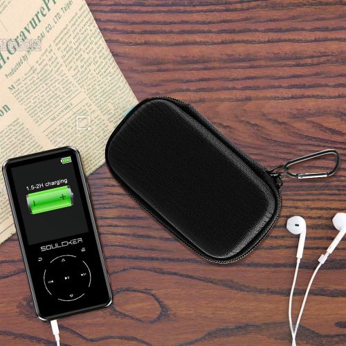  [아마존베스트]Comecase MP3 & MP4 Player Case for SOULCKER/G.G.Martinsen/Grtdhx/iPod Nano/Sandisk Music Player/Sony NW-A45 /B Walkman and Other Music Players with Bluetooth. Fit for Earbuds, USB Cable, Me