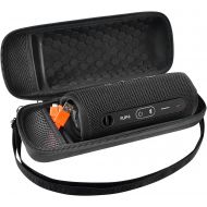 Comecase Case Compatible with JBL Flip 6 Flip 5 4 - Portable IPX7 Waterproof Bluetooth Speaker, Hard Travel Carrying Storage Holder for USB Charging Cable and Accessories (Box Only)