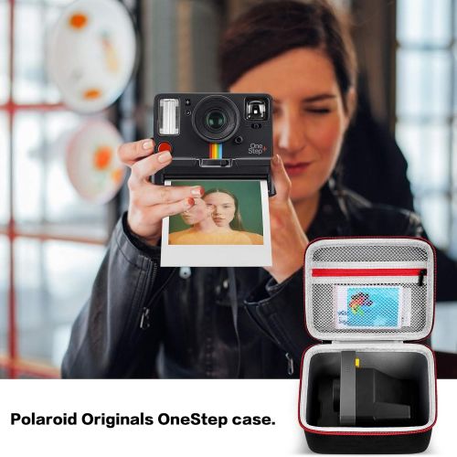  Comecase Portable Carrying Case Compatible with Polaroid Originals OneStep 2 VF/ Now I-Type/ OneStep+ Instant Camera with Mesh Pocket