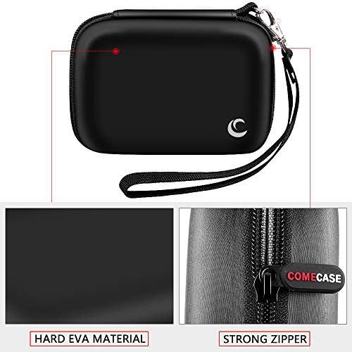  Comecase Carrying & Protective Case for Digital Camera, AbergBest 21 Mega Pixels 2.7 LCD Rechargeable HD/ Kodak Pixpro/ Canon PowerShot ELPH 180/190 / Sony DSCW800 / DSCW830 Cameras for Tra