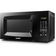 Comfee EM720CPL-PM Countertop Microwave Oven with Sound OnOff, ECO Mode and Easy One-Touch Buttons, 0.7 Cubic Foot, 700W, Pearl White