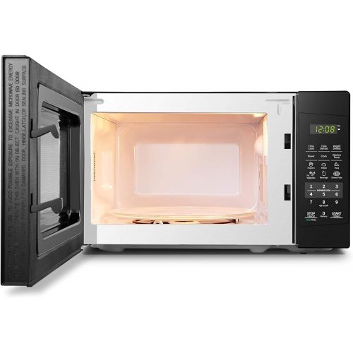  Comfee EM720CPL-PM Countertop Microwave Oven with Sound OnOff, ECO Mode and Easy One-Touch Buttons, 0.7 Cubic Foot, 700W, Pearl White