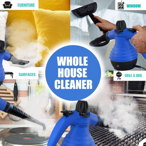  All in one Comforday Handheld Steam Cleaner with 9 included Accessories