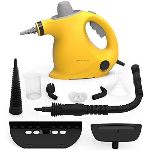  Comforday Steam Cleaner- Multi Purpose Cleaners Carpet High Pressure Chemical Free Steamer with 9-Piece Accessories, Perfect for Stain Removal, Curtains, Car Seats,Floor,Window Cle