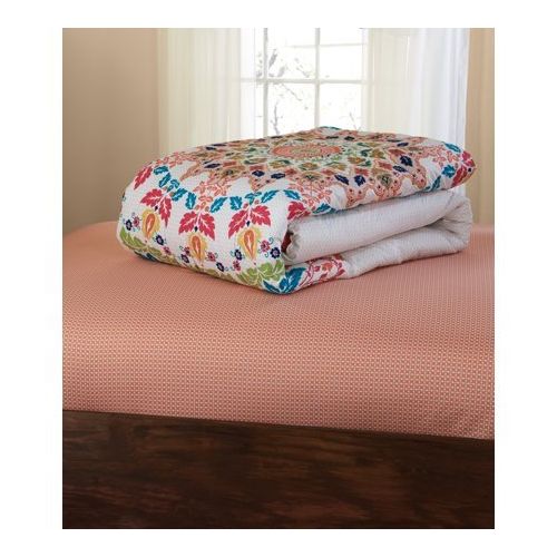  Comfort Teen Girls Twin/Twin XL Size Rainbow Unique Prism Pink Blue Green Colorful Patten Bedding Set (8 Piece Bed in a Bag)