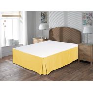 Comfort Beddings Luxurious 800TC Bedskirt 13 Drop Length 100% Egyptian Cotton Full Size Gold Solid