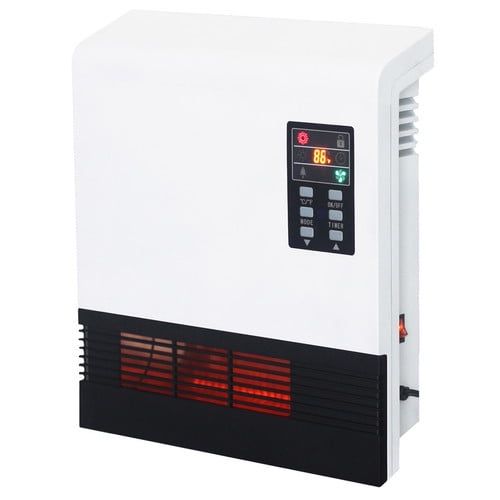  Comfort Glow 5200BTU Quartz Wall Heater, White