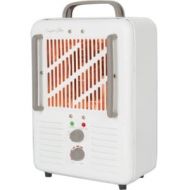 Comfort Glow Milkhouse Style Electric Heater with 3-prong Grounded Cord - Electric - 1500.52 W - 2 x Heat Settings - 400 Sq. ft. Coverage Area - 1500 W - 12.50 A - Portable - Cream