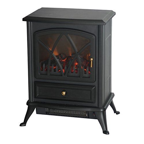  Comfort Glow ES4215 Ashton Electric Stove Black, Length: 11.5in, Width: 16.5in, Height: 23in