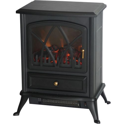  Comfort Glow ES4215 Ashton Electric Stove Black, Length: 11.5in, Width: 16.5in, Height: 23in