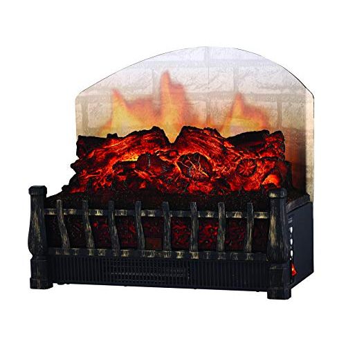  Comfort Glow ELCG364 Electric Log Insert, Heater & Rear Reflecting Back Screen 5,120 BTUs