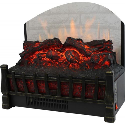  Comfort Glow ELCG364 Electric Log Insert, Heater & Rear Reflecting Back Screen 5,120 BTUs