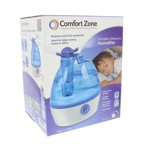  Comfort Zone Czhd24 0.6-Gallon Ultrasonic Cool Mist Humidifier