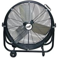 Comfort Zone CZMC24 HBCLCZMC24 Industrial Drum Fan, 24 Barrel-Direct Drive, Black