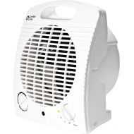 Comfort Zone CZ35E Personal Heater, 1500W, Energy Save Technology, Fan-Forced, Over-Heating & Tip-Over Switch Protection, White