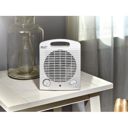  Comfort Zone CZ35E Personal Heater, 1500W, Energy Save Technology, Fan-Forced, Over-Heating & Tip-Over Switch Protection, White