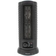 Comfort Zone CZ488 1500 Watt Mini Oscillating Ceramic Tower Heater, Black