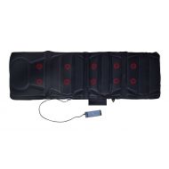 Comfort-Buddy Vibration 10 Motor Massage Full Body Cushion Pad with Heat - Lumbar - Neck - Shoulder - Back - Leg & Thigh Massager with Heat Therapy