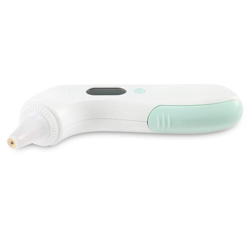  Comfort-place-thermometer Portable Baby Ear Thermometer Digital Ear Non-Contact Adult Body Fever Measurement Termometro Baby Care Temperature,White