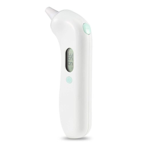  Comfort-place-thermometer Portable Baby Ear Thermometer Digital Ear Non-Contact Adult Body Fever Measurement Termometro Baby Care Temperature,White