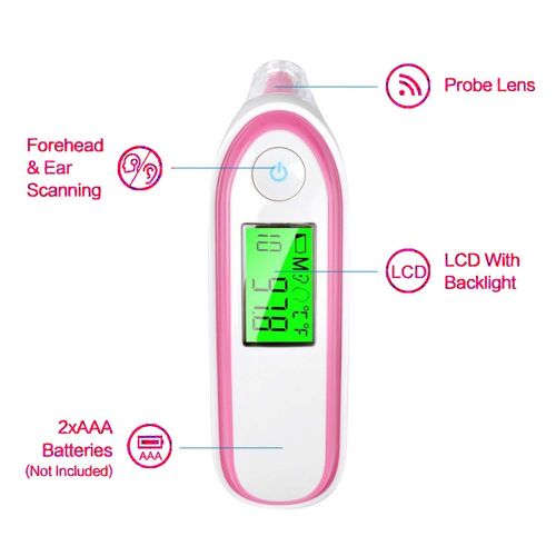  Comfort-place-thermometer Infant Baby Body Thermometer Child Portable Thermometers Non-Contact...