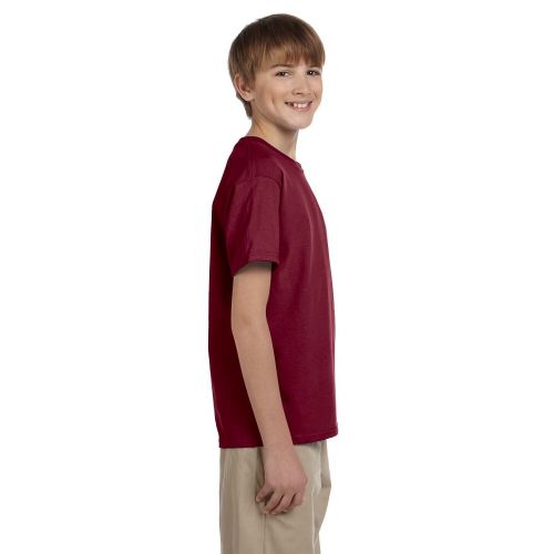  Comfortblend Boys Ecosmart Cardinal Crewneck T-Shirt by Hanes