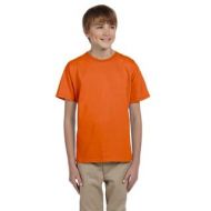 Comfortblend Boys Orange Ecosmart Crewneck T-shirt by Hanes