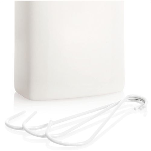  [아마존베스트]com-four 3 x Humidifier Heater - Radiator Humidifier in White - Heater Water Humidifier Ceramic - 370 ml (Pack of 3) - White