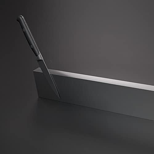  [아마존베스트]com-four Magnetic knife strip for wall mounting - magnetic knife rack - knife holder for the kitchen - magnetic rail for knives - 25 cm (25 x 4.7 x 1.5 cm)