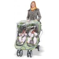 [아마존베스트]Comfy Baby! Universal Double Jogging Stroller Waterproof Rain Cover/Wind Shield