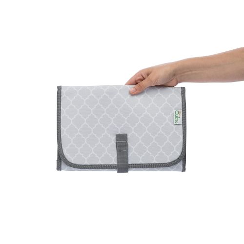  Comfy Cubs Baby Portable Changing Pad, Diaper Bag, Travel Mat Station, Grey Compact