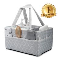Comfy Cubs Baby Diaper Caddy Large Organizer Bag Portable Basket for Car Bedroom Travel Storage Changing Table